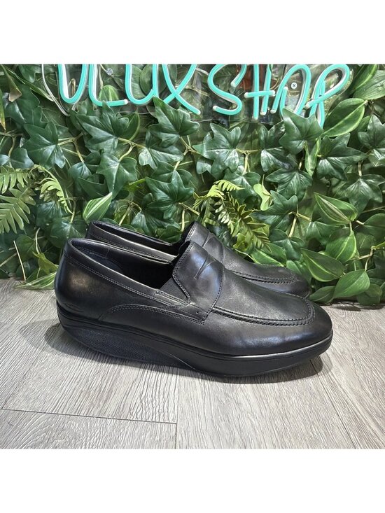 MBT Shoes Mens Sz 11-11.5 Asante Casual Slip/Pull On Blk Walking Loafers Leather main image 5
